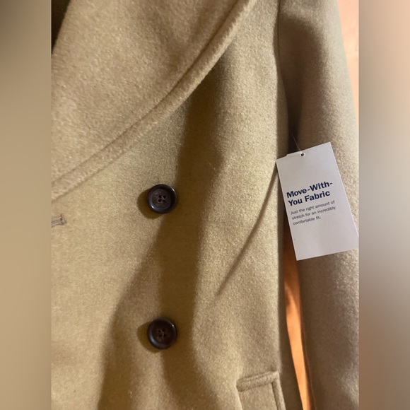 NWT Old Navy Medium Camel Peacoat - Picture 4 of 4